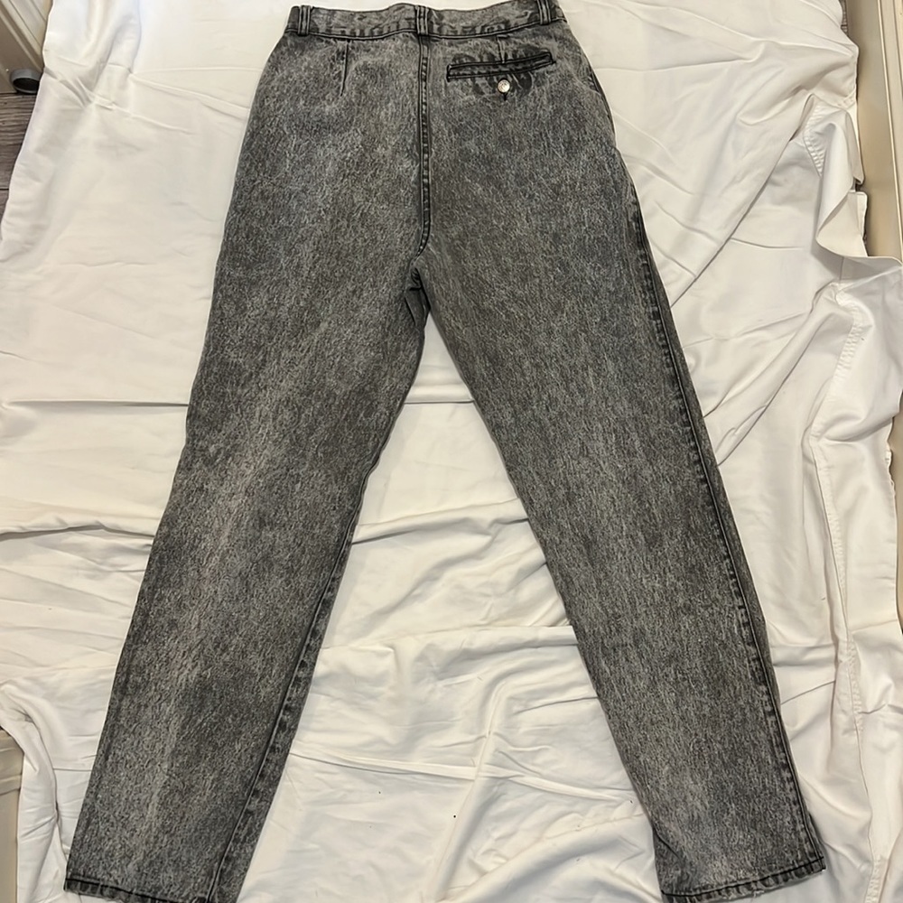 Women’s Vintage Acid Washed Brittania High Waisted Jeans Approx 28x32 (EXCELLENT - Picture 3 of 8